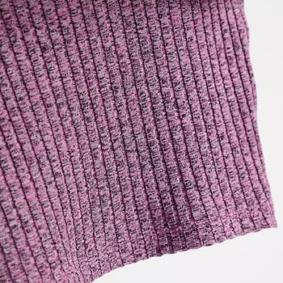 ASOS Design super crop top in pink space dye 🐽 US 14 - Picture 3 of 12